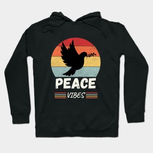 Retro Dove of Peace Hoodie